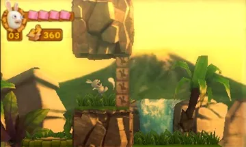 Rabbids Travel in Time 3D (Europe)(En,Fr,Ge,It,Es,Nl,Da,Sv,No,Po) screen shot game playing